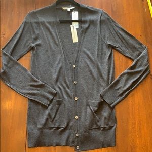 Dark grey cardigan size medium